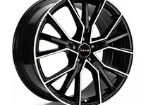 Janta aliaj Avus AF18 BLACK POLISHED CB66.7 5/112 22X10.5 ET43