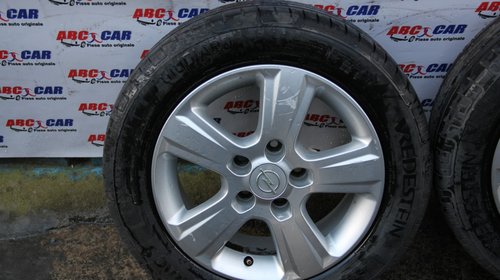 Janta aliaj cu anvelopa de vara 185 / 60 / R15 6JX15H2 ET 43 5X110 Opel Vectra B model 2002