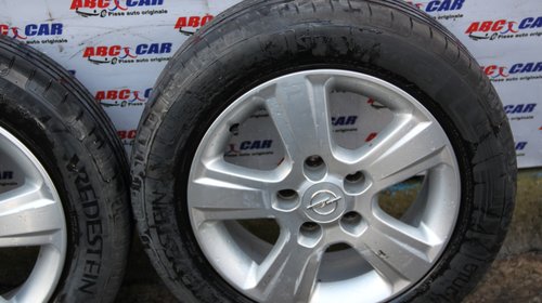 Janta aliaj cu anvelopa de vara 185 / 60 / R15 6JX15H2 ET 43 5X110 Opel Vectra B model 2002