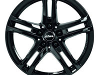 Janta aliaj RIAL Bavaro 656 negru CB 5/108 16X6.5 ET50