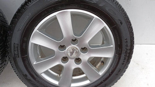 Janta Aliaj Set R15,5x112,Anvelope Iarna,Anvelope Stare Buna VW PASSAT B5, B5.5 1996 - 2005