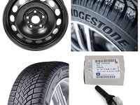 Janta cu senzor presiune si anvelopa Bridgestone LM005 205/55 R16 91H iarna Opel Astra K