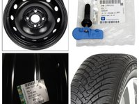 Janta cu senzor presiune si anvelopa Goodyear Falken HS01 185/65 R15 88T iarna Opel Corsa E