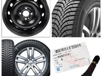 Janta cu senzor presiune si anvelopa Hankook W452 195/60 R16 89H iarna Opel Crossland X