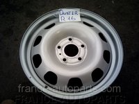 Janta otel cromata 6,5jx16 originala dacia duster