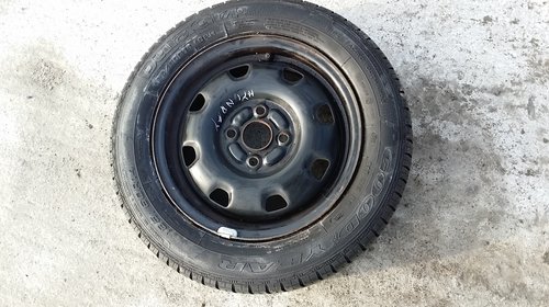 Janta tabla R14 Hyundai cu anvelopa Goodyear 