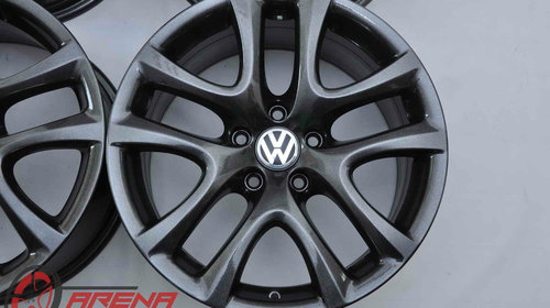 Jante 17 inch Originale VW Passat CC Scirocco EOS Tiguan Jetta Phaeton Golf T-Roc R17 Gri Antracit