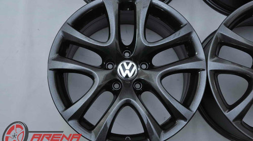 Jante 17 inch Originale VW Passat CC Scirocco EOS Tiguan Jetta Phaeton Golf T-Roc R17 Gri Antracit