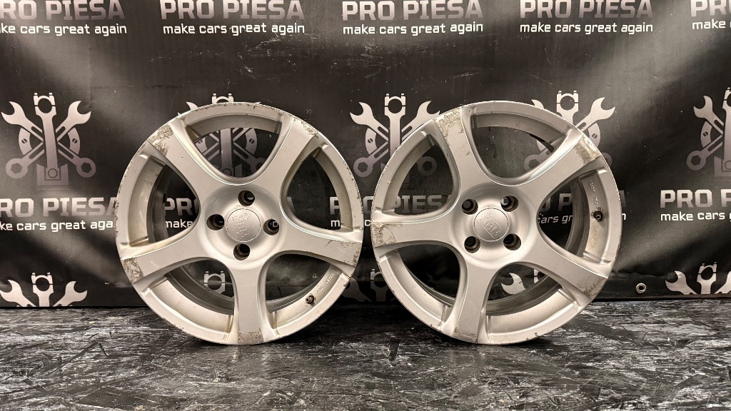 Jante 4x100 7.5J Et47 R16 Dacia Logan Sandero Renault Clio Ford Ka Peugeot - 4 buc set - imagine 2