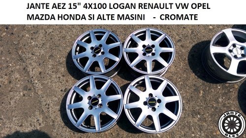 JANTE AEZ 15 4X100 RENAULT LOGAN VW OPEL SI ATELE