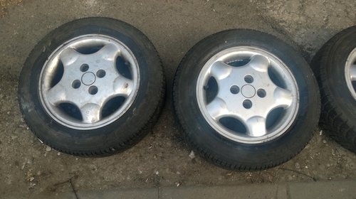 Jante aliaj 14" cu anvelope Renault Megane,Clio,Kango 175.65.14, 4x100mm 5,5j ET36