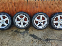 Jante aliaj 5x112 cu anvelope TIGAR M+S 205 / 55 R16 Dot 2019 Audi , Skoda , Seat , Vw