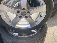 Jante aliaj 5X112R17 cu anvelope vara audi a4 b6 A6 c6