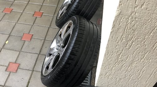 Jante aliaj audi a6 c6 4f 225/40/R18 cauciucuri michelin dot 0115