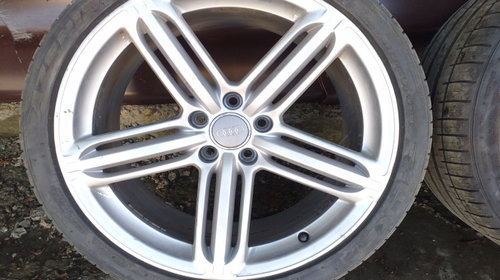 Jante aliaj Audi S-Line cu anvelope vara 255/35/R19 Nr.5 8T0601025 Audi A5