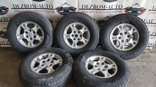 Jante aliaj cu anvelope 265/70/R16 mitsubishi pajero 3