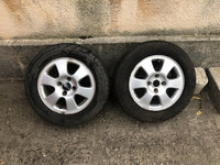 Jante aliaj cu anvelope 4X108 R15  ford fiesta fusion