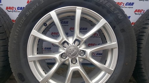 Jante aliaj cu anvelope de vara Audi Q5 8R 2008-2016 235/60 R18 Cod: 8R0601025C