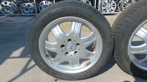 Jante aliaj Mercedes 7Jx16,ET 36 5x112+anvelope iarna 205/55R16