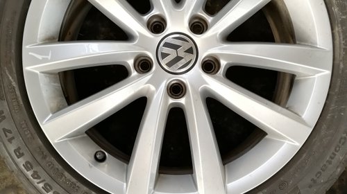 Jante aliaj oem VW Passat cu anvelope de vara 235/45R17