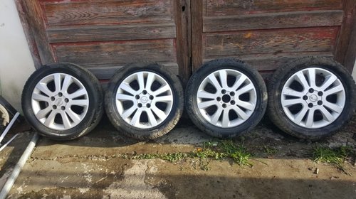 Jante aliaj opel 5x110 r16 cu cauciucuri 205 