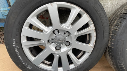 Jante aliaj originale AUDI A4,A5,A6 an 2005-2012 cu cauciucuri vara 225/55R16