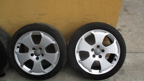 Jante aliaj originale Audi A6/A4 cu anvelope de vara 225/45/R17