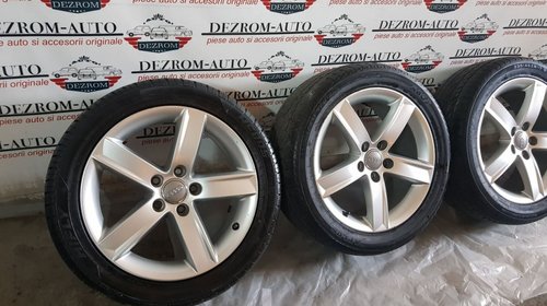 Jante aliaj originale cu anvelope 17'' Et46 5x112 Audi A4 B8 cod piesa : 8k0071497