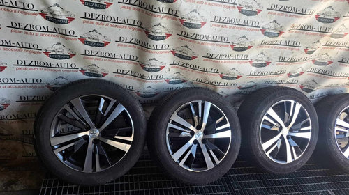 Jante aliaj originale R18 5x108 7.5J 18CH5 ET49 cu anvelope (225/55/R18) Citroen C5 Aircross cod 9809687377