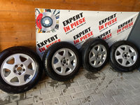 Jante aliaj pe 15" 5x110 oem opel 6j et43 cu anvelope de iarna 2xlassa 195/65/15 dot 3122 ca noi 2 x5mm kumho