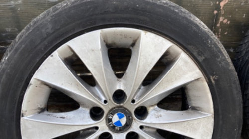 Jante aliaj pe 17" bmw seria 5 5x120 7,5j et20 cod 6758775 cu anvelope vara 225/50/17 2x6mm 2 uzate