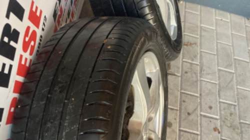 Jante aliaj pe 17" dezent 5x112 7j et45 audi a4 b8 cu anvelope vara michelin 225/50/17 profil 6mm