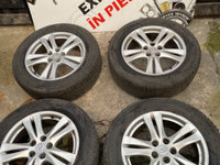 Jante aliaj pe 18" 5x114,3 hyundai santa fe 2 an 2011 7j et41 cu anvelope 235/60/18 uzate