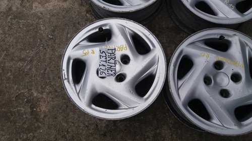 Jante aliaj Peugeot Partner, R15, 6J x 15CH4-18, 4x108-set 126