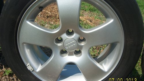 Jante aliaj r16 audi 5x112 , merg si pe vw , 