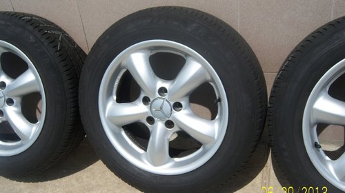 Jante aliaj r16 mercedes 5x112 , merg si pe vw , audi, seat, skoda