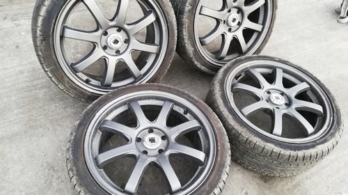 Jante aliaj R17 5x100 VW Polo 6r Fabia 2 Seat Ibiza 6j 215/40 R17 anvelope vara DOT 2017