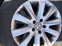 Jante aliaj r17 vw tiguan,passat,etc cu anvelope ca noi m+s