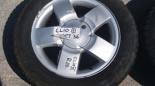 Jante aliaj Renault Clio III, R15, 6Jx15CH4-43, 4 x 100