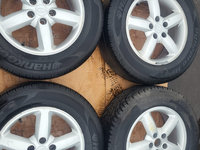 Jante aliaj Santa Fe cu anvelope 235/65R17 5 prezoane