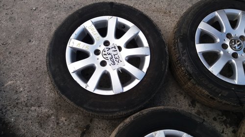 Jante aliaj Volkswagen Golf V, R15, ET50, 6.5J x 15H2, 5x112 - SET 12 - COD: VWN-4A-8