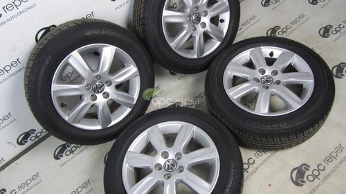 Jante Aluminiu 15 VW Polo 6R / 6C Originale cu anvelope vara 185/65 R15