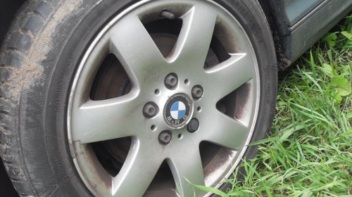 Jante aluminiu cu cauciucuri R 16, 5 prezoane, BMW E46, an 2003, 320 SE