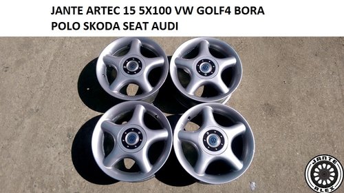 JANTE ARTEC 15 5X100 VW GOLF4 BORA POLO SKODA SEAT