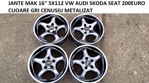 JANTE MAK 16 5X112 VW AUDI SKODA SEAT MERCEDES