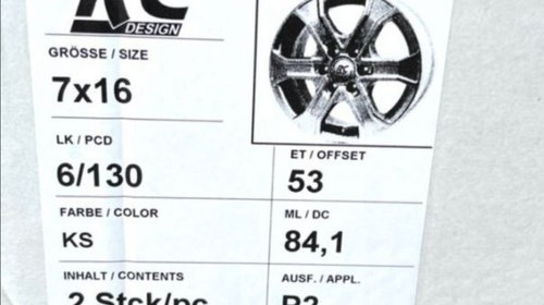 Jante Mercedes Sprinter 16”, Speciale De Greutate , Noi