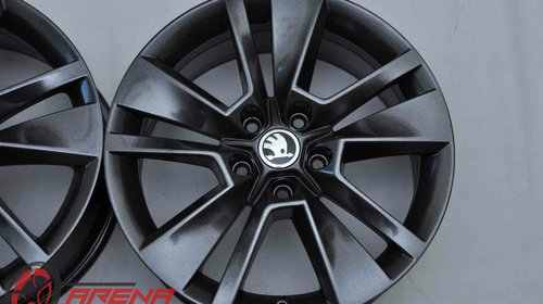 Jante Noi 17 inch Originale Skoda Karoq R17 Everest Gri Antracit