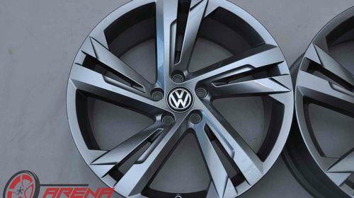 Jante Noi 19 inch Originale VW Tiguan 2 5NA ET38 R19 Gri Antracit