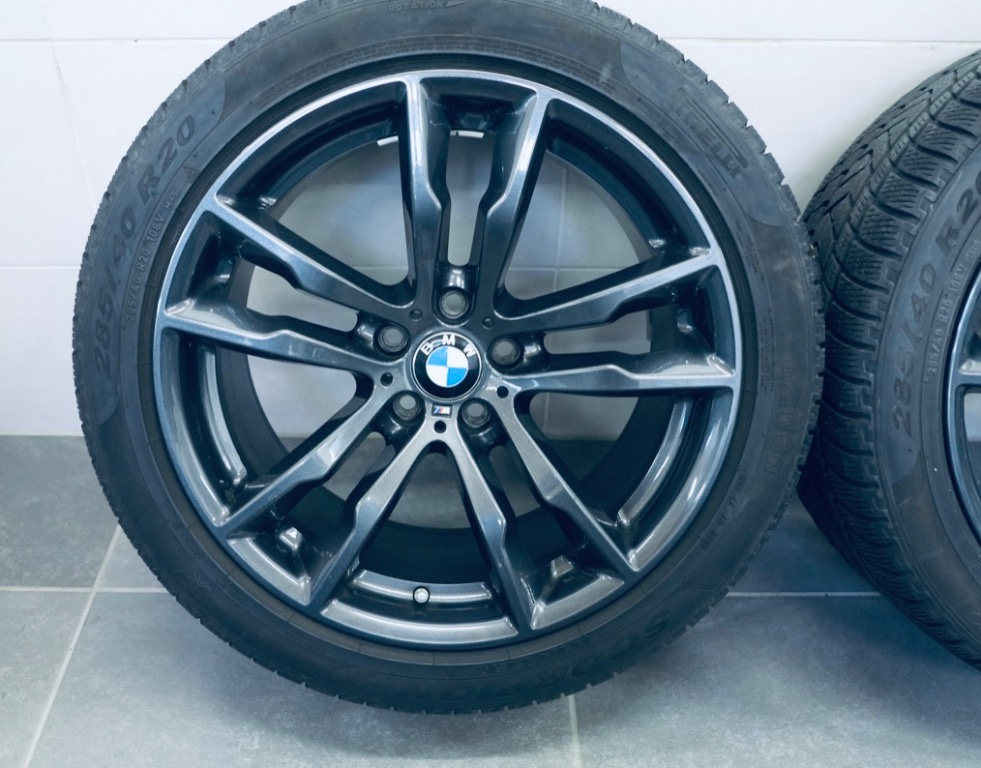 Jante BMW Style 451 - 11x20 - ET37 - Pour X5 F15 / X6 F16 - Réf. OEM 36116853960 - Pour Pièces