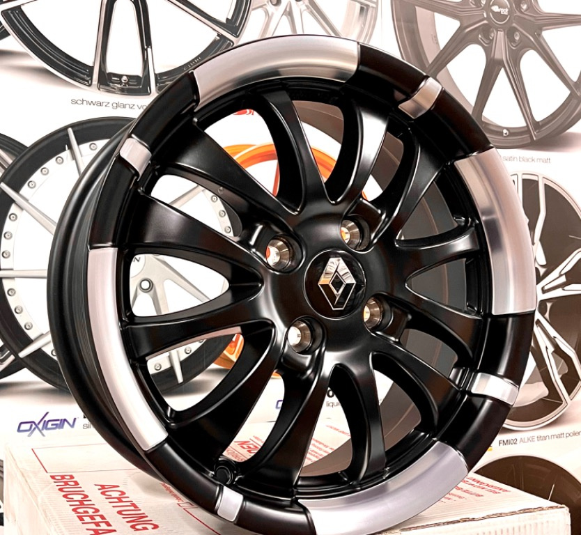 Jantes Alliage 16 Pouces MAK Pour Renault Clio, Captur, Modus, Zoe, Twingo - 6.5J, PCD 4x100, Offset 40mm, Neuves